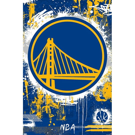NBA Golden State Warriors - Maximalist Logo 23 Wall Poster, 22.375" x 34"