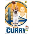 thumbnail image 1 of NBA Golden State Warriors - Stephen Curry 15 Wall Poster with Push Pins, 22.375" x 34", 1 of 3