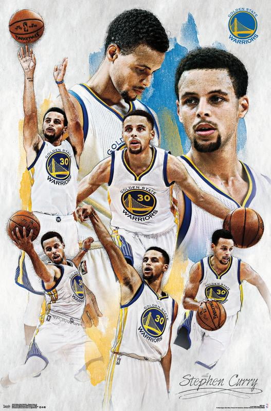 Kevin Durant & Stephen Curry 2016-17 Posed Photo Print 