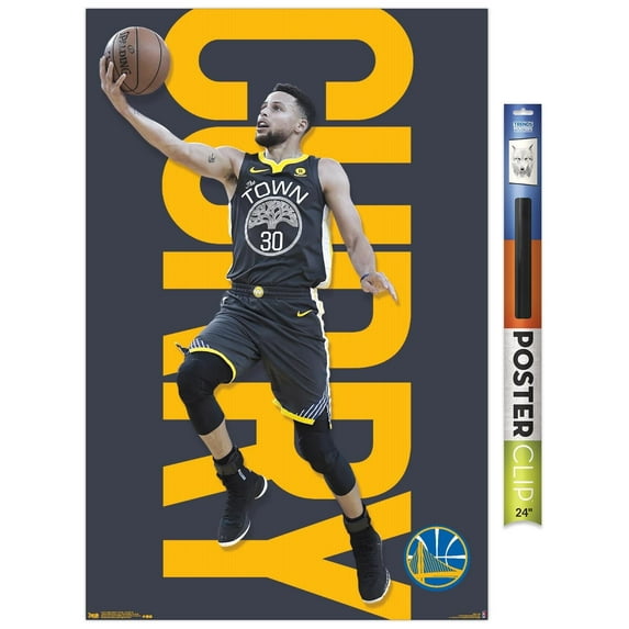 NBA Golden State Warriors - Stephen Curry 18 Wall Poster, 22.375" x 34"