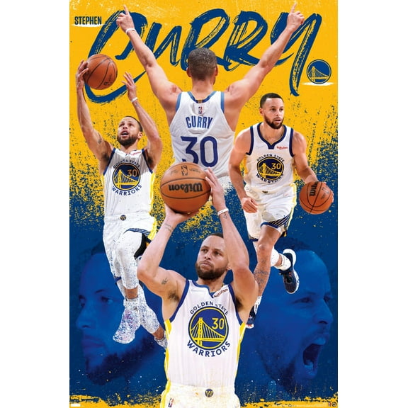 NBA Golden State Warriors - Stephen Curry 22 Wall Poster, 22.375" x 34"