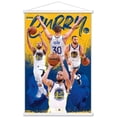 thumbnail image 1 of NBA Golden State Warriors - Stephen Curry 22 Wall Poster with Magnetic Frame, 22.375" x 34", 1 of 6