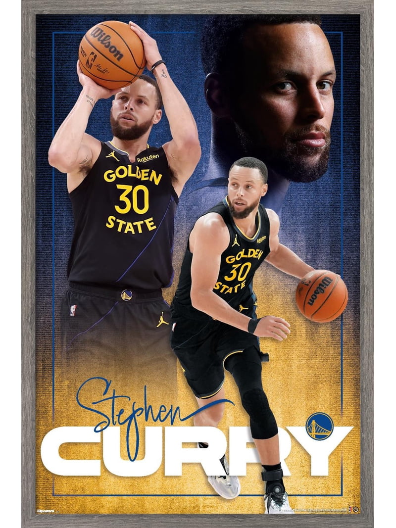 NBA Golden State Warriors - Stephen Curry 25 Wall Poster, 22.375