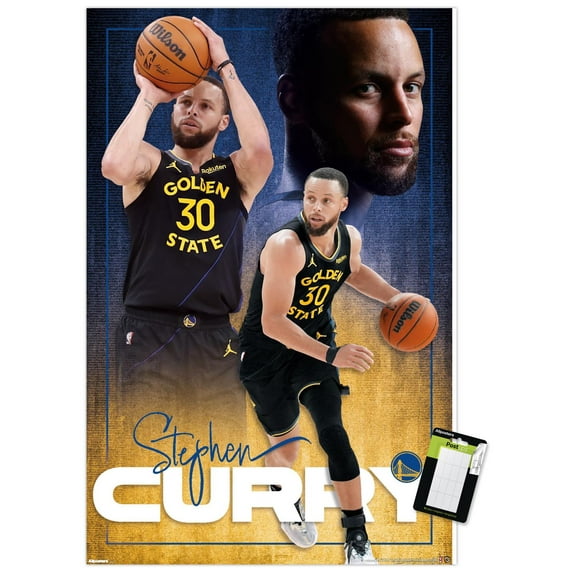 NBA Golden State Warriors - Stephen Curry 25 Wall Poster, 22.375" x 34"