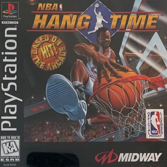 Restored NBA Hang Time by Midway Entertainment, Physical Sports Game for PlayStation