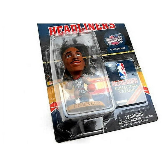 NBA Headliners 1997 Houston Rockets Clyde Drexler Action Figure