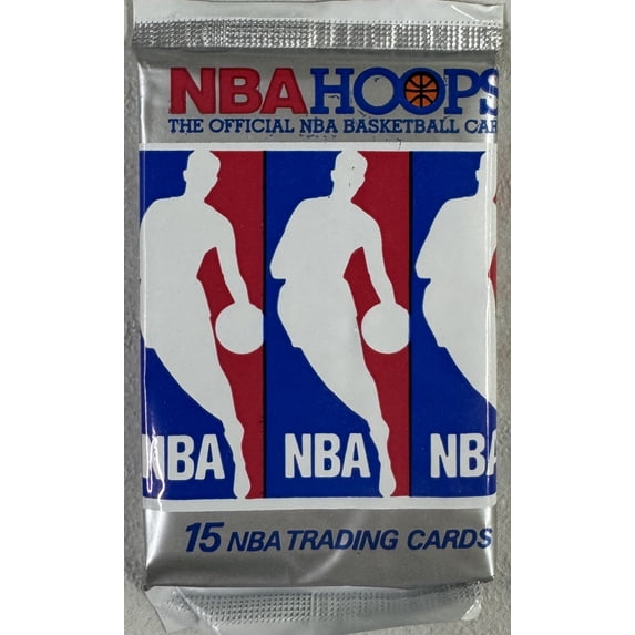 NBA Hoops 1990-1991 Season Series One Unopened 15 Basketball Trading Cards