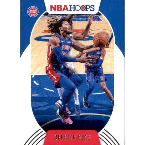 Panini NBA Hoops Derrick Rose Detroit Pistons #174 Base Set Basketball Card