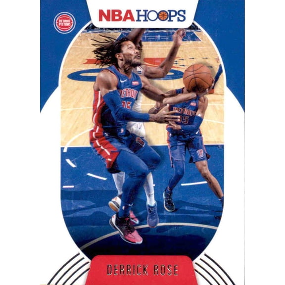 Panini NBA Hoops Derrick Rose Detroit Pistons #174 Base Set Basketball Card