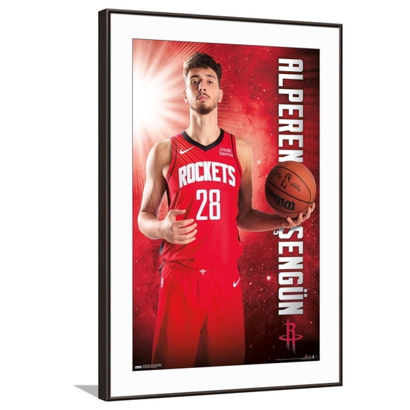 NBA Houston Rockets - Alperen Sengün 23 Canvas Wall Poster, 22.375" x 34"
