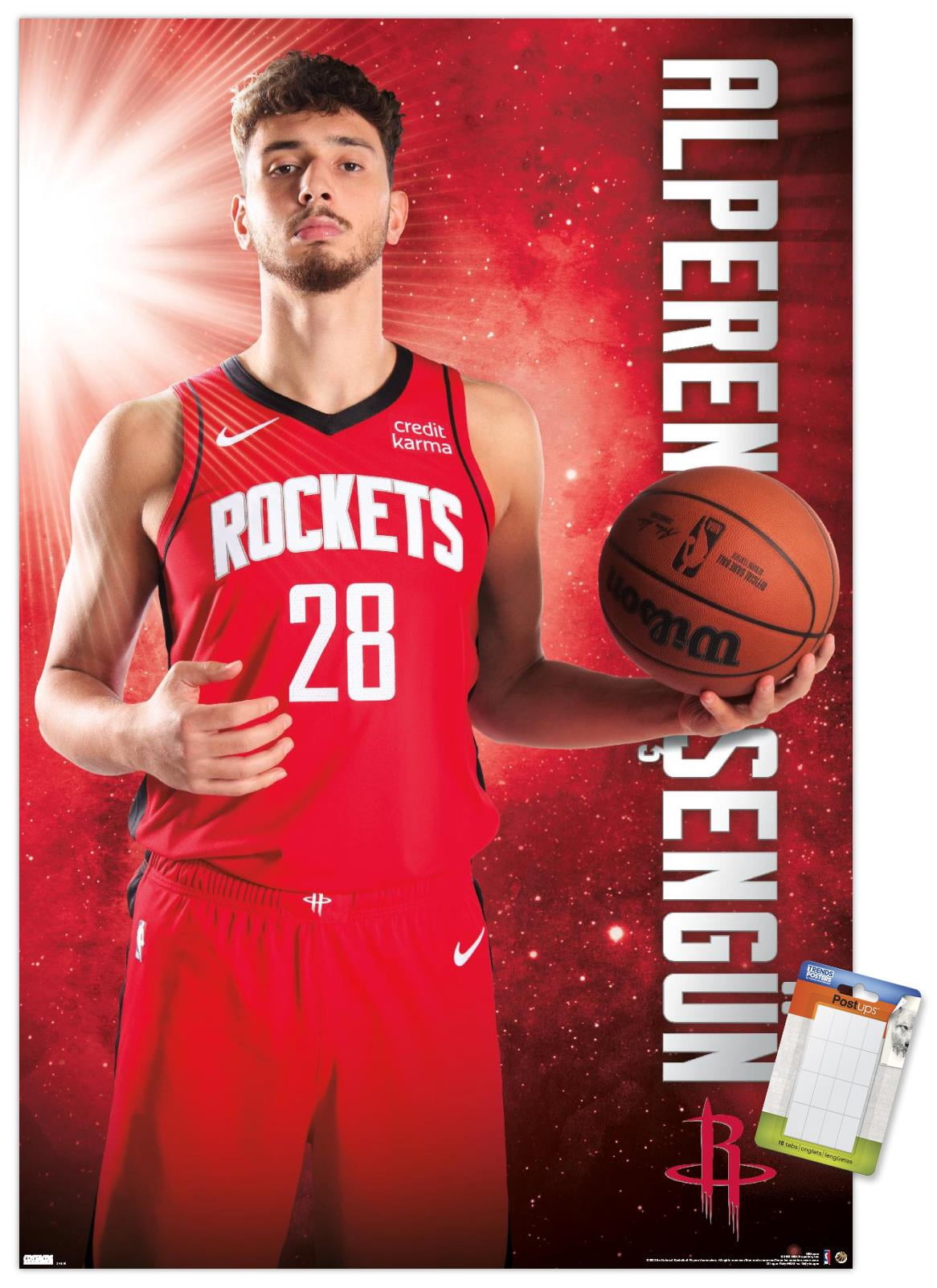 NBA Houston Rockets - Alperen Sengün 23 Wall Poster, 22.375
