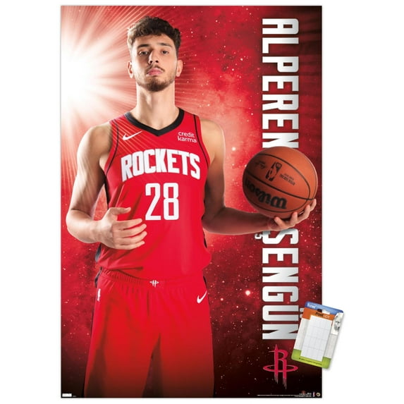 NBA Houston Rockets - Alperen Sengün 23 Wall Poster, 22.375" x 34"