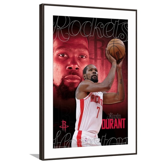 NBA Houston Rockets - Kevin Durant 25 Canvas Wall Poster, 22.375" x 34"