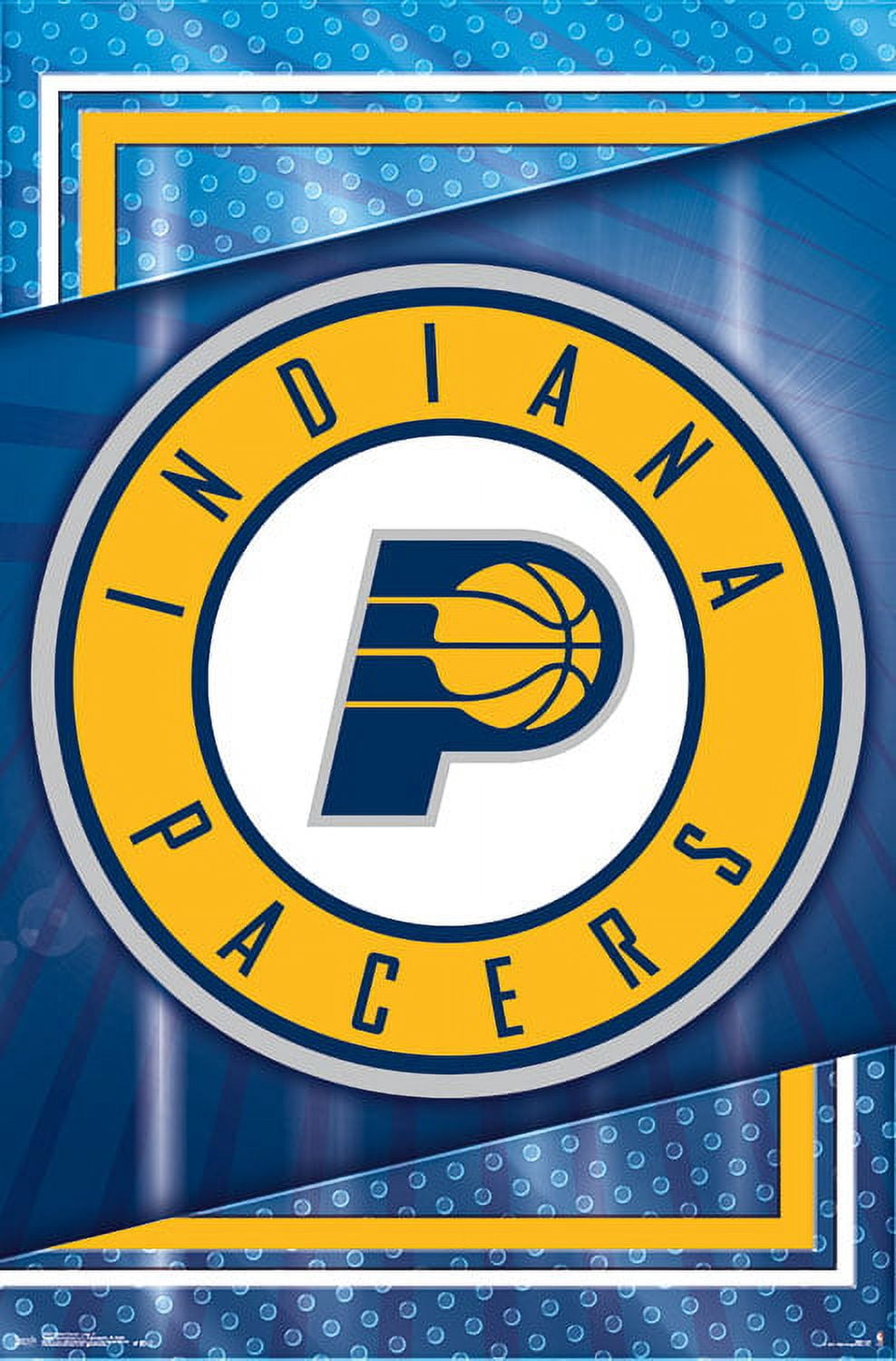 NBA Indiana Pacers - Logo 17 Wall Poster, 22.375" x 34"