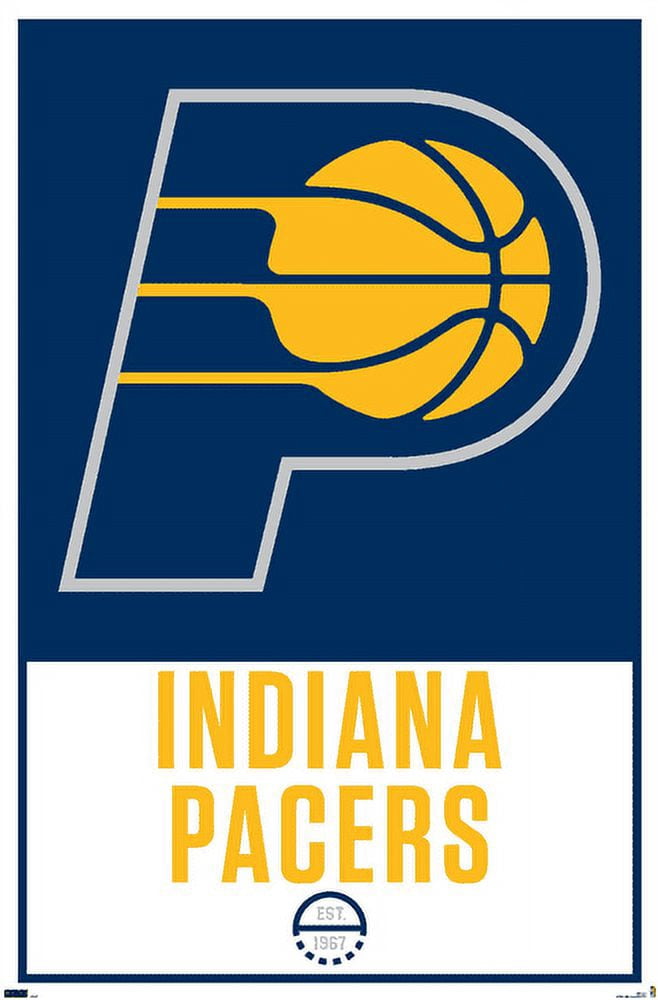 NBA Indiana Pacers - Logo 21 Wall Poster, 22.375" x 34"