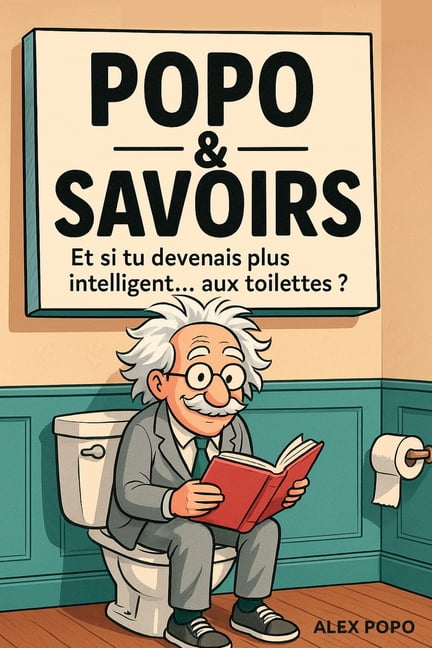 Et si tu devenais plus intelligent... aux toilettes ?: Popo &amp; Savoirs - livre d'humour décallé adulte rempli de, (Paperback)