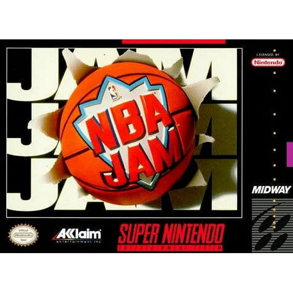 Restored NBA Jam, Super Nintendo, Video Game, Sports Basketball Arcade, Two campaign modes, Game modes aplenty