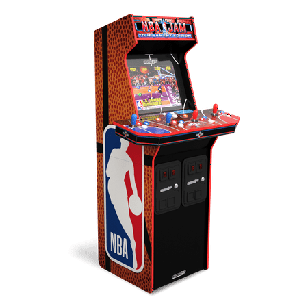 NBA Jam Tournament Edition Arcade Machine – 4-Player Cabinet with Online Multiplayer, Classic NBA Teams, and Iconic Retro Gameplay, Arcade1up
