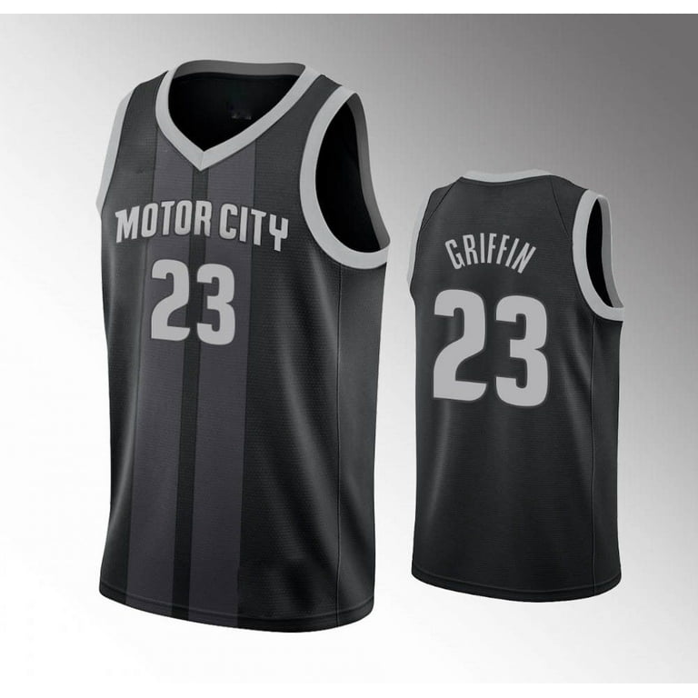 Black detroit 2024 pistons jersey