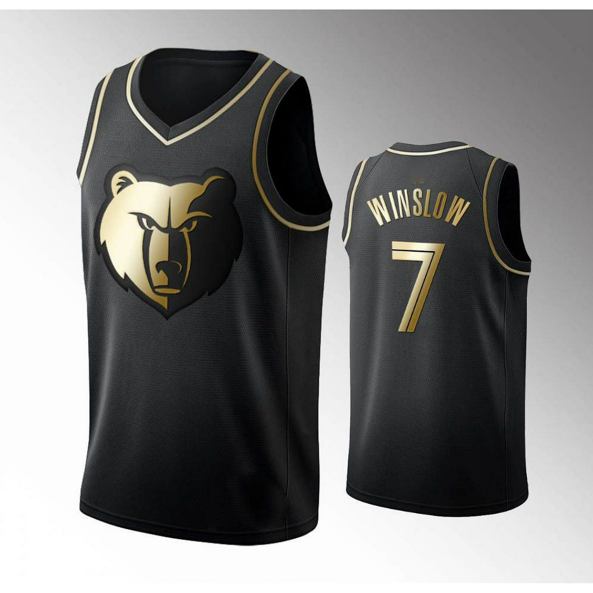 NBA_ Jersey Memphis''Grizzlies''Men Ja Morant Dillon Brooks Jaren Jackson  Jr Jonas Valanciunas Justise Winslow Black Golden Edition Jersey 