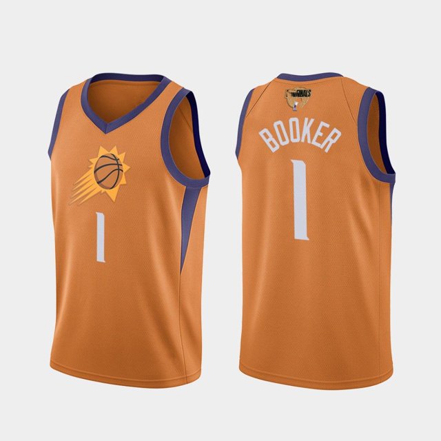 NBA_ Jersey Men Phoenix''Suns''Devin Booker Chris Paul Deandre Ayton Finals Purple Jersey