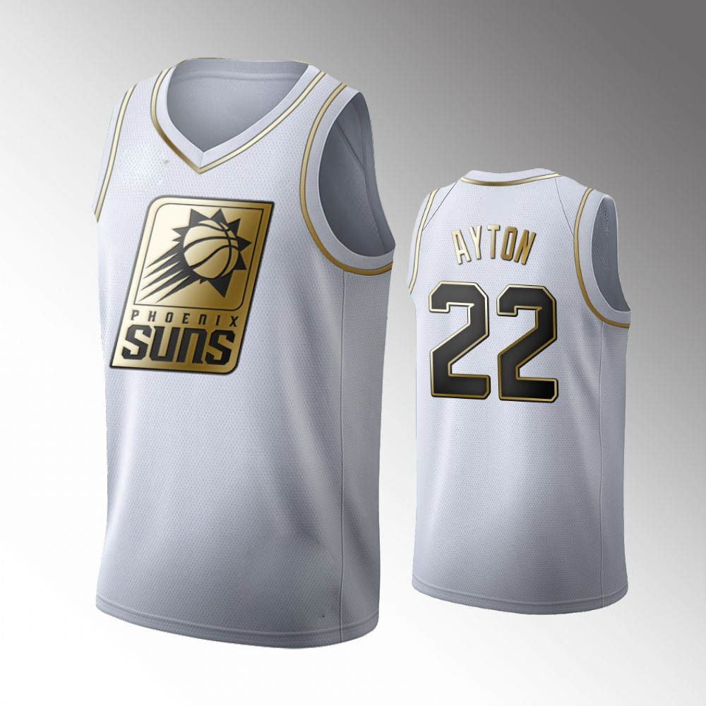 white and gold nba jersey