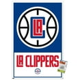 thumbnail image 1 of NBA LA Clippers - Logo 21 Wall Poster with Push Pins, 22.375" x 34", 1 of 5