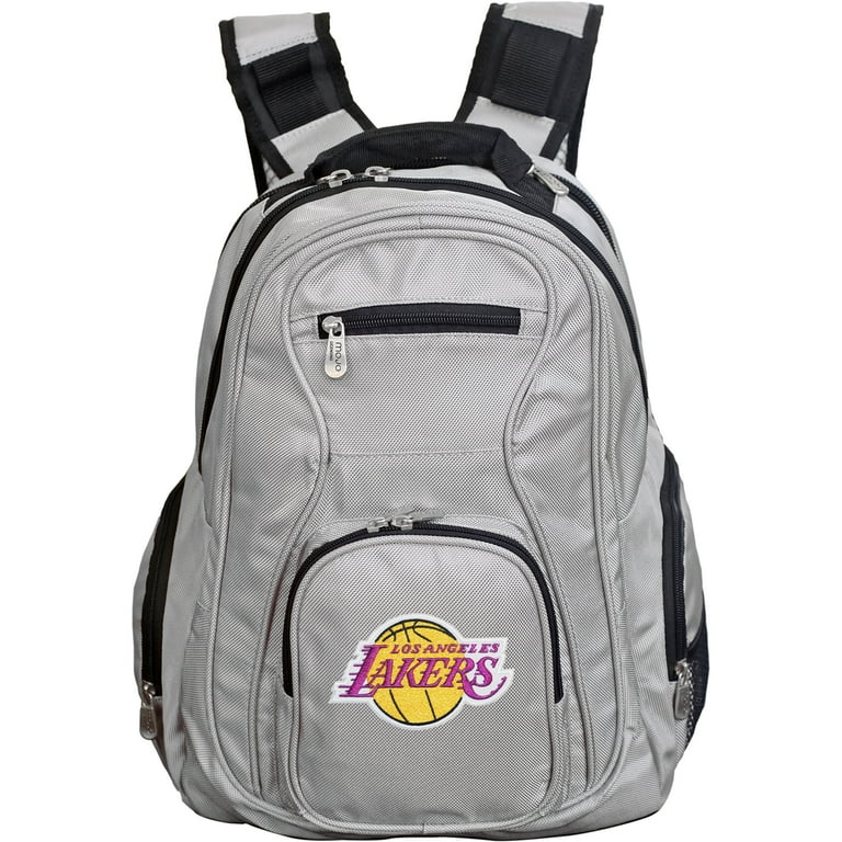 NBA LA Lakers Gray Premium Laptop Backpack
