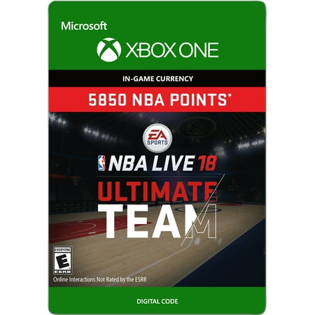 NBA LIVE 18: NBA UT 5850 Points Pack - Xbox One [Digital]