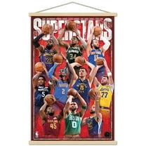 NBA League - Superstars 25 Wall Poster with Magnetic Frame, 22.375" x 34"