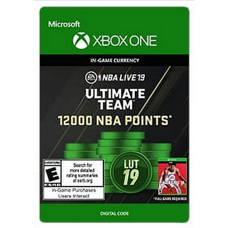 NBA Live 19 12000 NBA Points - Xbox One [Digital]