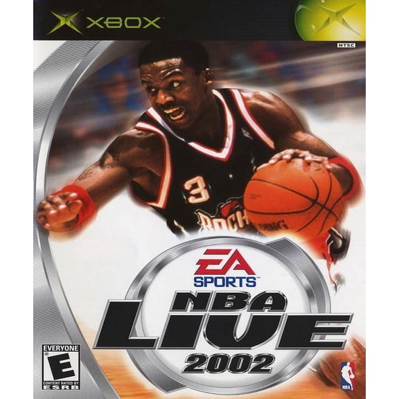Restored NBA Live 2002 Sports Game for Xbox, 2 Offline Players