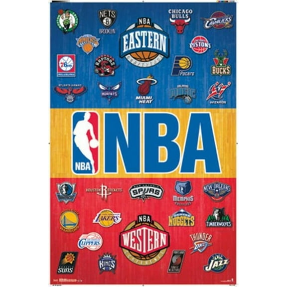 NBA - Logos 14 Poster Print (24 x 36)