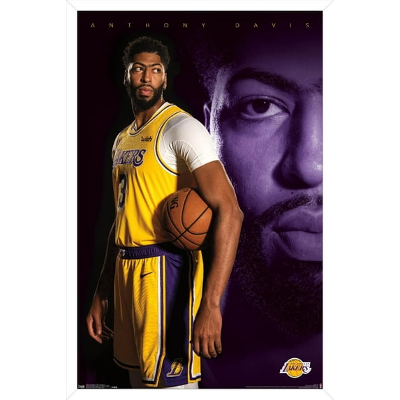 NBA Los Angeles Lakers - Anthony Davis 19 Wall Poster, 22.375" x 34" Framed