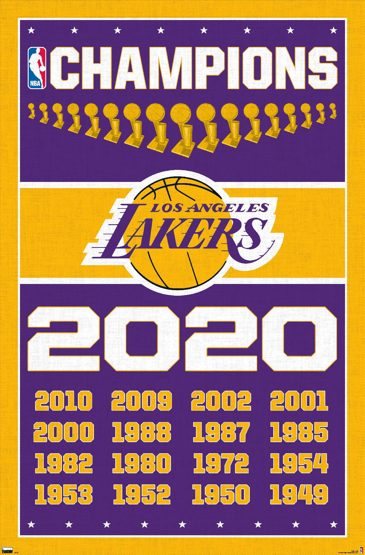 lakers championship banners