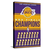 NBA Los Angeles Lakers - Champions 23 Canvas Wall Poster, 14.725" x 22.375"