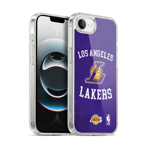NBA Los Angeles Lakers Distressed Hybrid MagSafe Case for Apple iPhone 16e / iPhone 17e