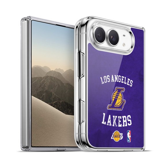 NBA Los Angeles Lakers Distressed Hybrid MagSafe Case for Apple iPhone Duo