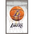thumbnail image 1 of NBA Los Angeles Lakers - Drip Ball 20 Wall Poster, 22.375" x 34", Framed, 1 of 3