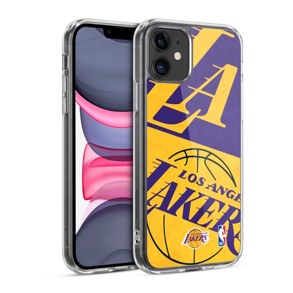 NBA Los Angeles Lakers Half Oversized Hybrid MagSafe Case for Apple iPhone 11