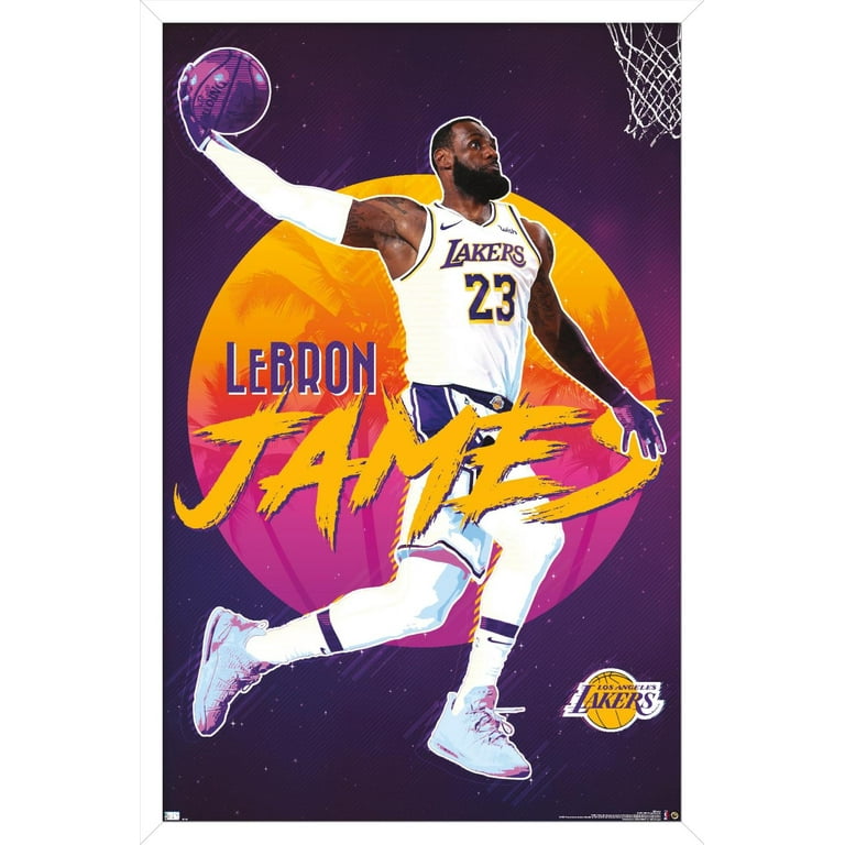 NBA Los Angeles Lakers - LeBron James 20 Wall Poster, 22.375 x 34