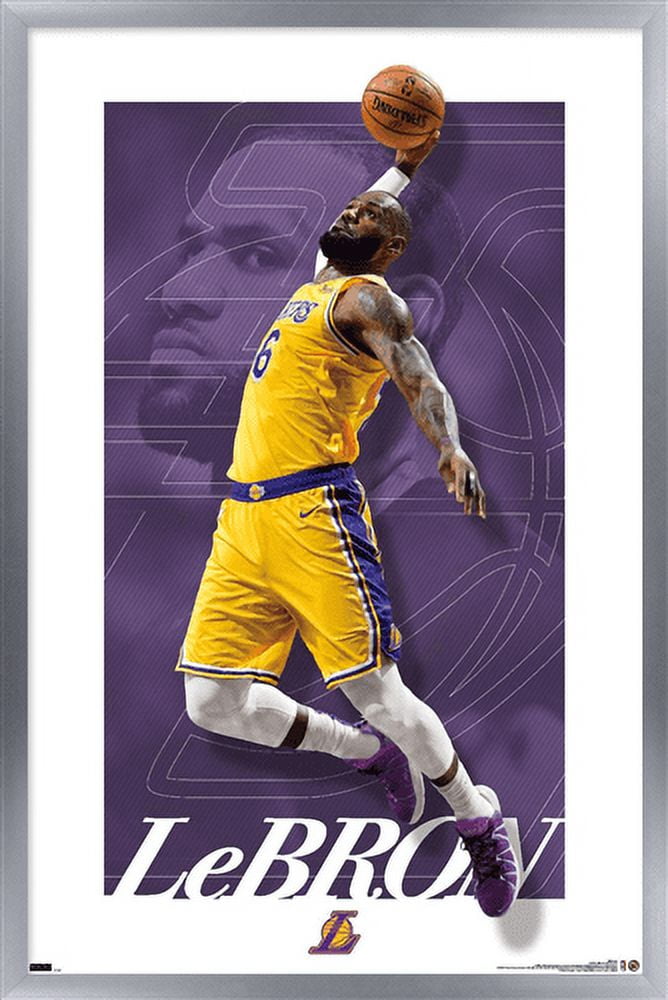 Lebron james poster best sale walmart