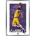 thumbnail image 1 of NBA Los Angeles Lakers - LeBron James 21 Wall Poster, 22.375" x 34", Framed, 1 of 3