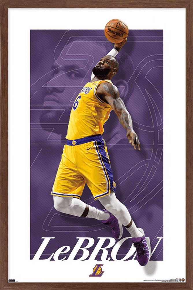 NBA Los Angeles LA Lakers Kobe Bryant Lebron James Color 8 X 10 Photo  Picture