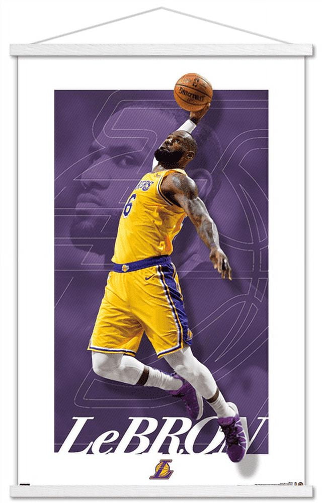 Lebron james poster best sale walmart