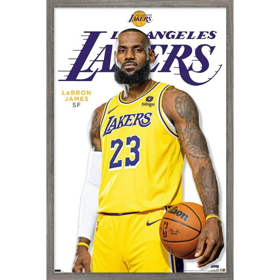 NBA Los Angeles Lakers - LeBron James Feature Series 23 Wall Poster, 22.375" x 34" Framed