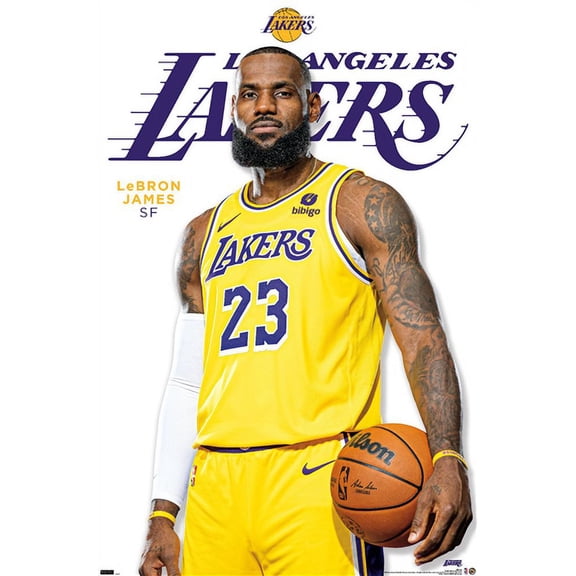 NBA Los Angeles Lakers - LeBron James Feature Series 23 Wall Poster, 22.375" x 34"
