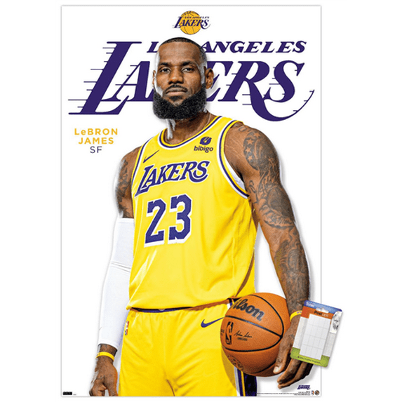 NBA Los Angeles Lakers - LeBron James Feature Series 23 Wall Poster, 22.375" x 34"
