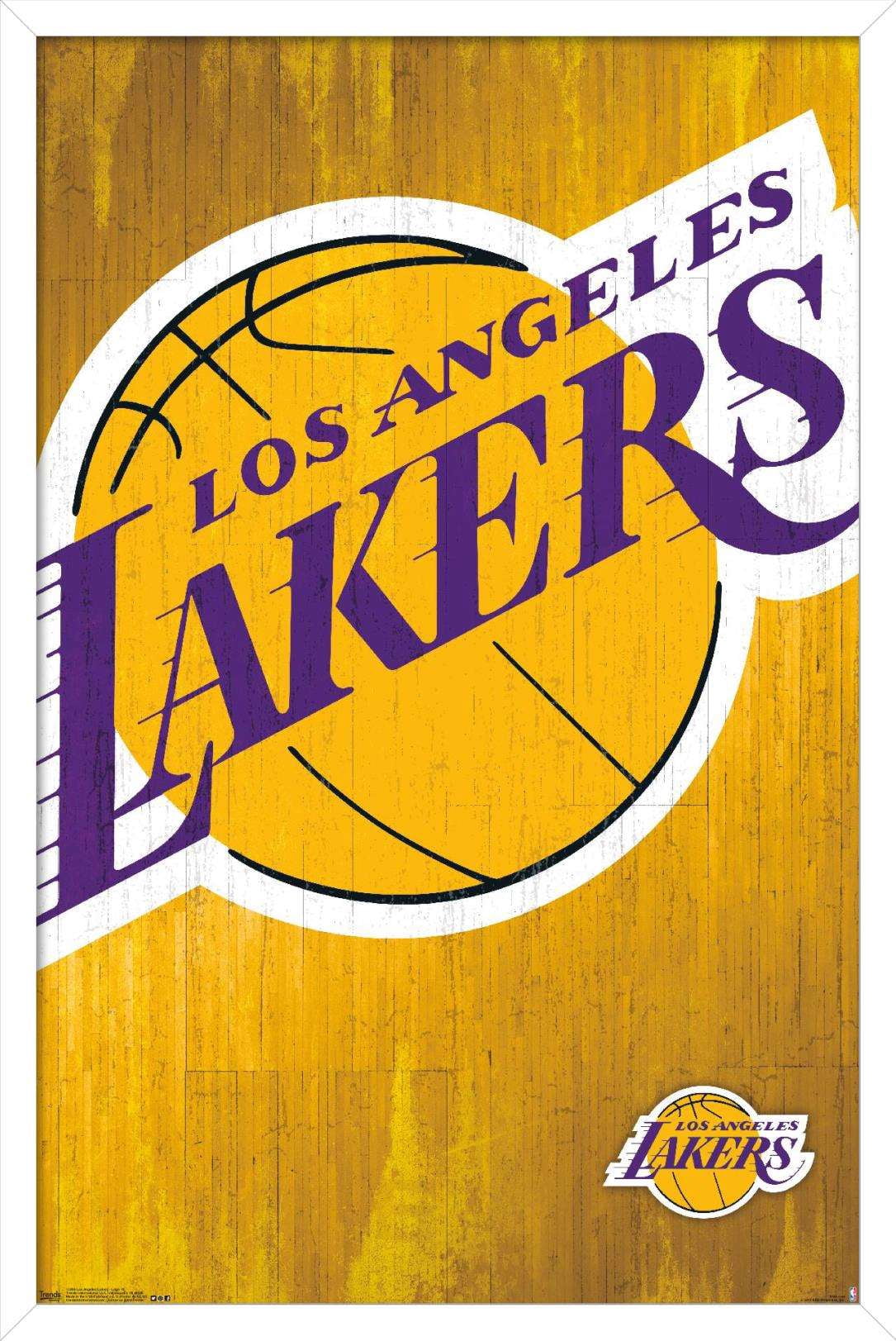 NBA Los Angeles Lakers - Logo 13 Wall Poster, 14.725" x 22.375", Framed