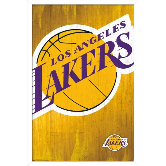 NBA Los Angeles Lakers - Logo 13 Wall Poster, 14.725" x 22.375", Framed